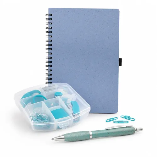 Set eco escritorio Azul