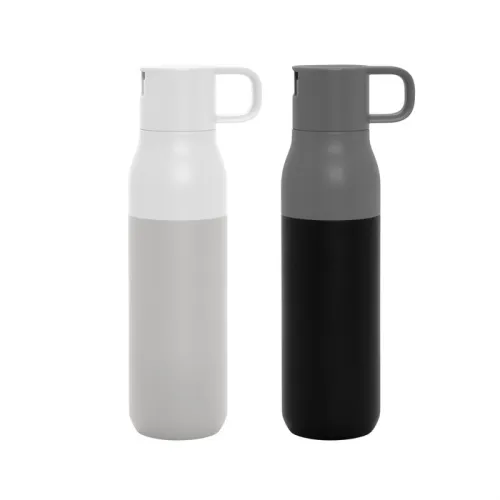 Botella vacuum con dos tapas "ROLLING TOP"